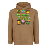 Toasted Coconut one lucky teacher lucky charm Heavyweight Hoodie - Artiststas