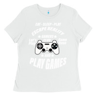 White Escape Reality Ladies Tee - Bettercallsaul