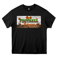 Black football therapy license plate Heavy Core Tee - BundleAndBundleShop