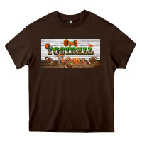 Chocolate Brown football therapy license plate Heavy Core Tee - BundleAndBundleShop