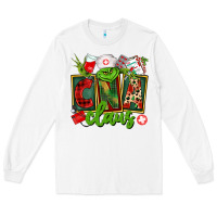 White cna  certified nursing assistant claus Long Sleeve Tee - CowGirlArtShop