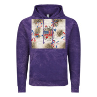 Cloud Purple usa land of the free because of the brave Vintage Hoodie - TumblerDesignByShophia