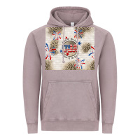 Vintage Zinc usa land of the free because of the brave Vintage Hoodie - TumblerDesignByShophia