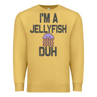 Antique Gold i m a jellyfish duh halloween costume Premium Sweatshirt - lanVoArt