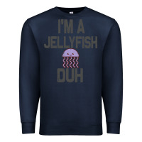 Navy i m a jellyfish duh halloween costume Premium Sweatshirt - lanVoArt