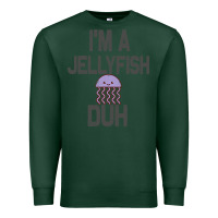 Sports Green i m a jellyfish duh halloween costume Premium Sweatshirt - lanVoArt
