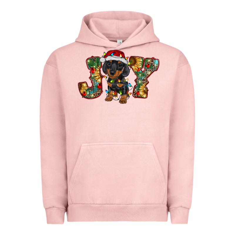 Dachshund Puppy Christmas Joy Urban Hoodie by BarkalooDesign | Teevron