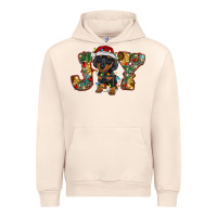Sandshell dachshund puppy christmas joy Urban Hoodie - BarkalooDesign