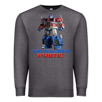 Charcoal Heather optimus prime 2 Premium Sweatshirt - lanVoArt