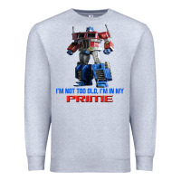 Heather Grey optimus prime 2 Premium Sweatshirt - lanVoArt