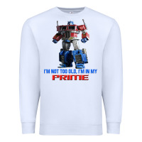 White optimus prime 2 Premium Sweatshirt - lanVoArt
