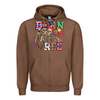 Chestnut boy grandma Zipper Hoodie - CowhideDigitalArt