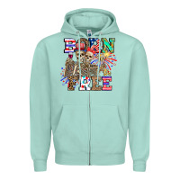 Seafoam boy grandma Zipper Hoodie - CowhideDigitalArt