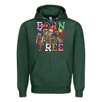 Sports Green boy grandma Zipper Hoodie - CowhideDigitalArt