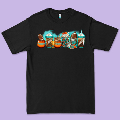 American Football Coffee Cups Premium Tee Designed By Jasminsmagicworld