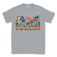 Heather Grey the beach is my happy place Classic Tee - NancyCooperArtShop