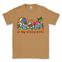 Toasted Coconut the beach is my happy place Classic Tee - NancyCooperArtShop