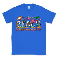 True Royal the beach is my happy place Classic Tee - NancyCooperArtShop