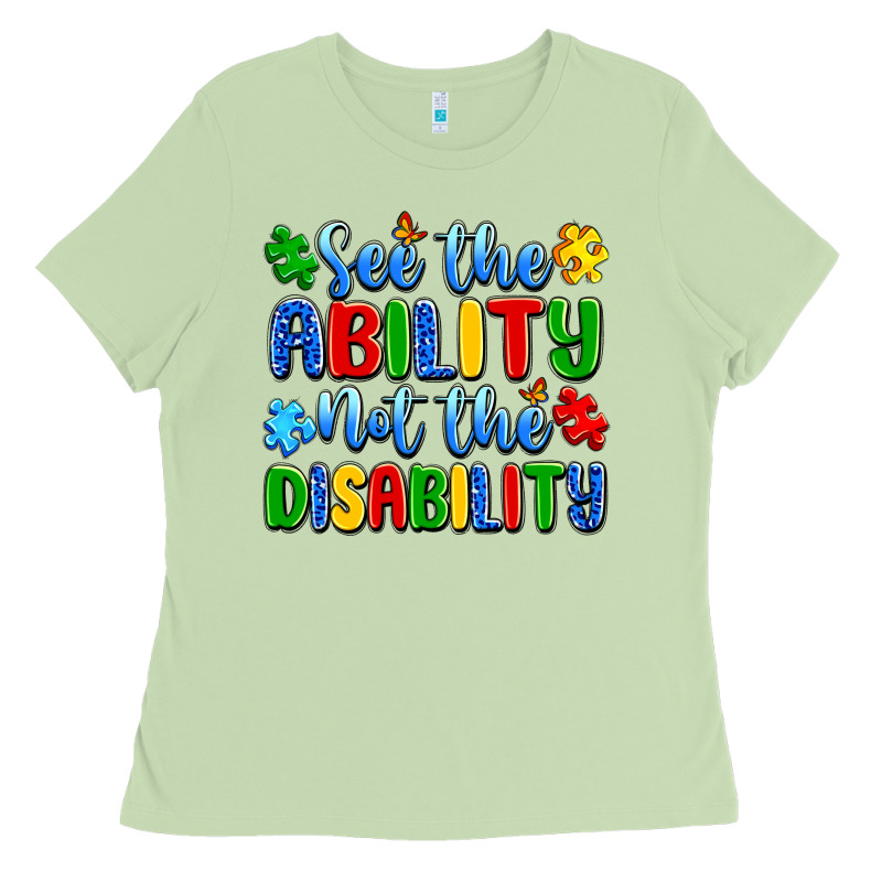 See The Ability Not The Disability Ladies Tee by Artiststas | Teevron