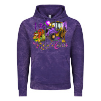 Cloud Purple I dig Mardi Gras Vintage Hoodie - HowdyJamesFarm
