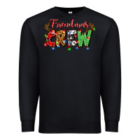 Black friendsmas crew Premium Sweatshirt - Artiststas