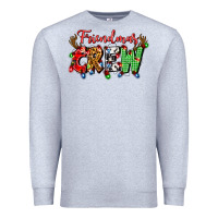 Heather Grey friendsmas crew Premium Sweatshirt - Artiststas