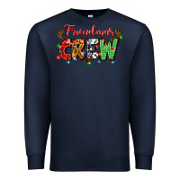Navy friendsmas crew Premium Sweatshirt - Artiststas