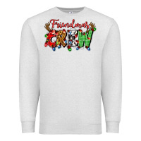 Oatmeal Heather friendsmas crew Premium Sweatshirt - Artiststas