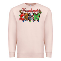 Pale Pink friendsmas crew Premium Sweatshirt - Artiststas