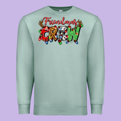 Friendsmas Crew Premium Sweatshirt Designed By Artiststas