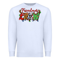 White friendsmas crew Premium Sweatshirt - Artiststas