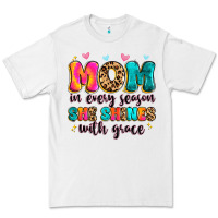 White mom in every season she shines with grace Premium Tee - Artiststas
