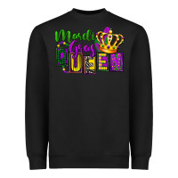 Black mardi gras queen Heavyweight Sweatshirt - FaDigitalArtStudio