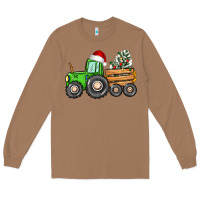 Toasted Coconut christmas tractor Long Sleeve Tee - CowGirlArtShop
