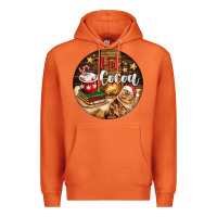 Carrot Hot Cocoa With Cat Premium Hoodie - FaDigitalArtStudio
