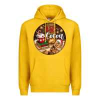 Lemon Hot Cocoa With Cat Premium Hoodie - FaDigitalArtStudio