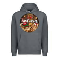 Rock Hot Cocoa With Cat Premium Hoodie - FaDigitalArtStudio