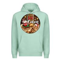 Hot Cocoa With Cat Premium Hoodie | Teevron