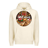 Tofu Hot Cocoa With Cat Premium Hoodie - FaDigitalArtStudio