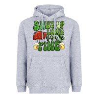 Heather Grey shut up liver you're fine st patricks day Heavyweight Hoodie - Artiststas