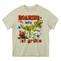 Mossy roaring into 1st grade Heavy Core Tee - BundleAndBundleShop
