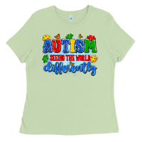 Matcha autism seeing the world differently Ladies Tee - Artiststas