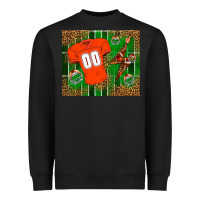 Black american football uniform mouse pad Heavyweight Sweatshirt - BundleAndBundleShop