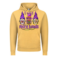 Vintage Mustard I need more beads with gnomies Vintage Hoodie - HowdyJamesFarm