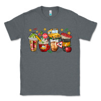 Charcoal Heather school bus coffee cups Classic Tee - NancyCooperArtShop
