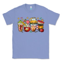 Colony Blue school bus coffee cups Classic Tee - NancyCooperArtShop