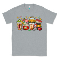 Heather Grey school bus coffee cups Classic Tee - NancyCooperArtShop