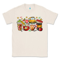 Natural school bus coffee cups Classic Tee - NancyCooperArtShop