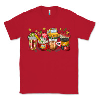 Red school bus coffee cups Classic Tee - NancyCooperArtShop