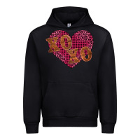 Black xoxo Urban Hoodie - BarkalooDesign